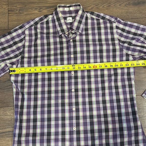Peter Millar button-down purple size large - Picture 6 of 8